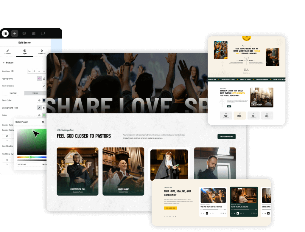 Elementor pages